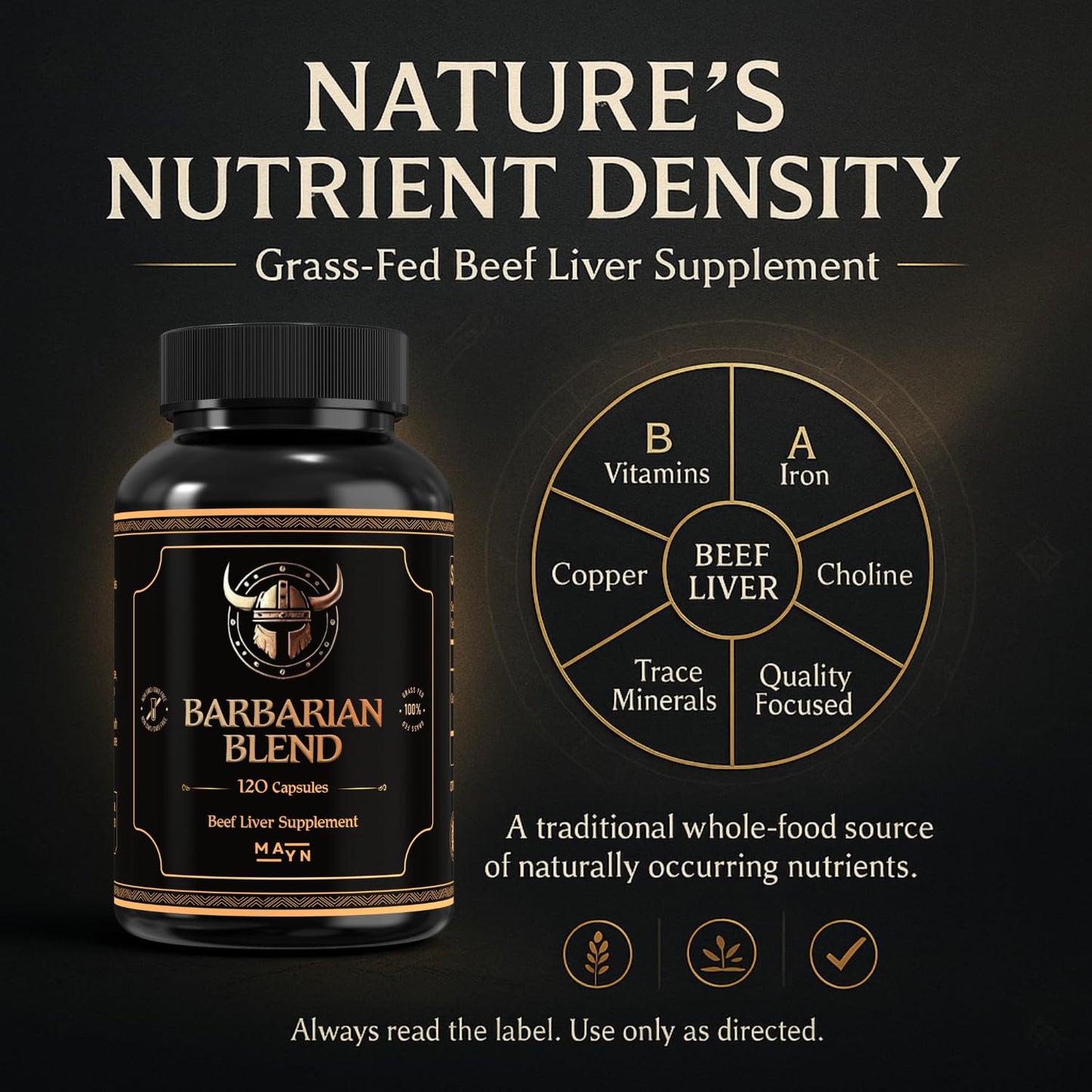 Beef Liver Capsules 3000mg