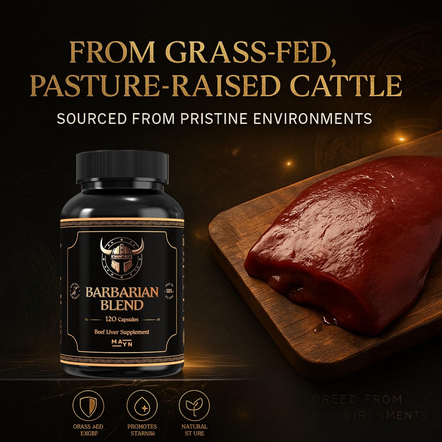 Beef Liver Capsules 3000mg