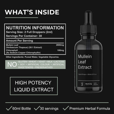 Mullein Leaf Extract Drops