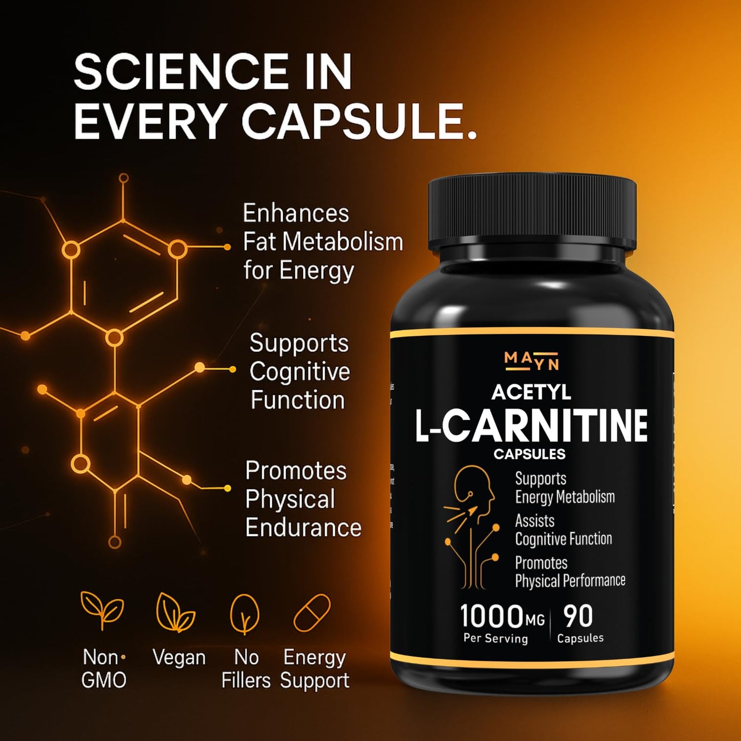 Acetyl L-Carnitine 1000mg