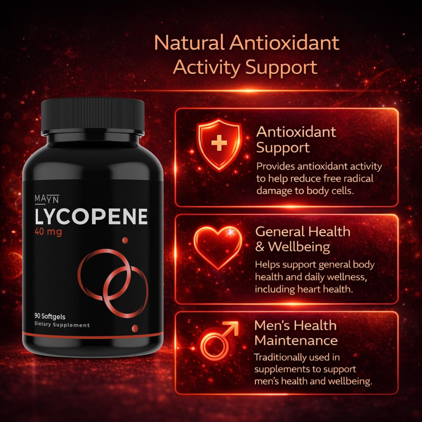 Lycopene 40mg Softgels