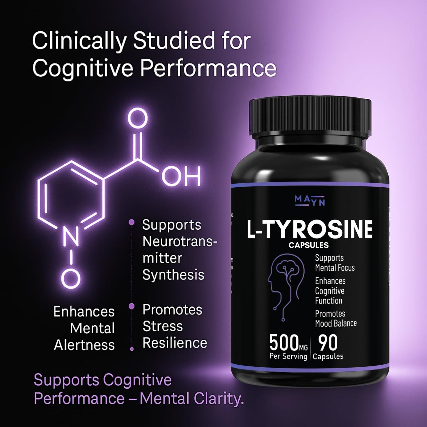 L-Tyrosine 500mg