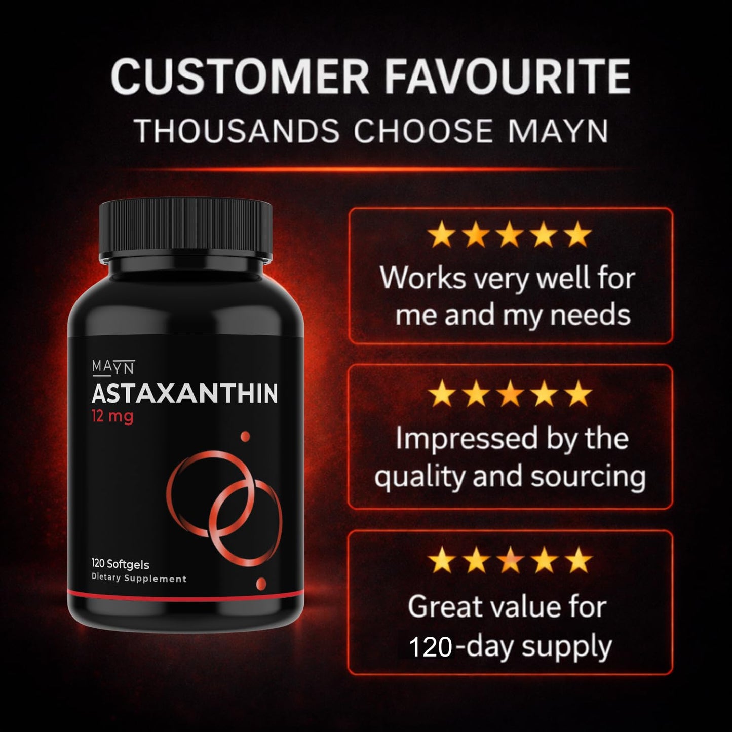 Astaxanthin 12mg