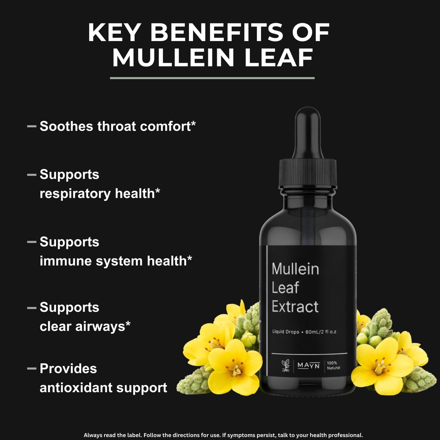 Mullein Leaf Extract Drops