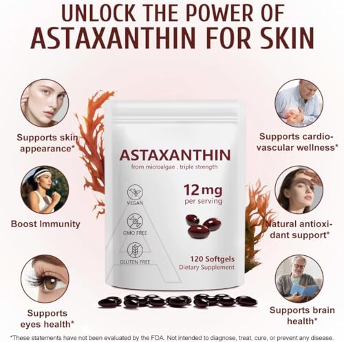 Astaxanthin 12mg - 120 Softgels