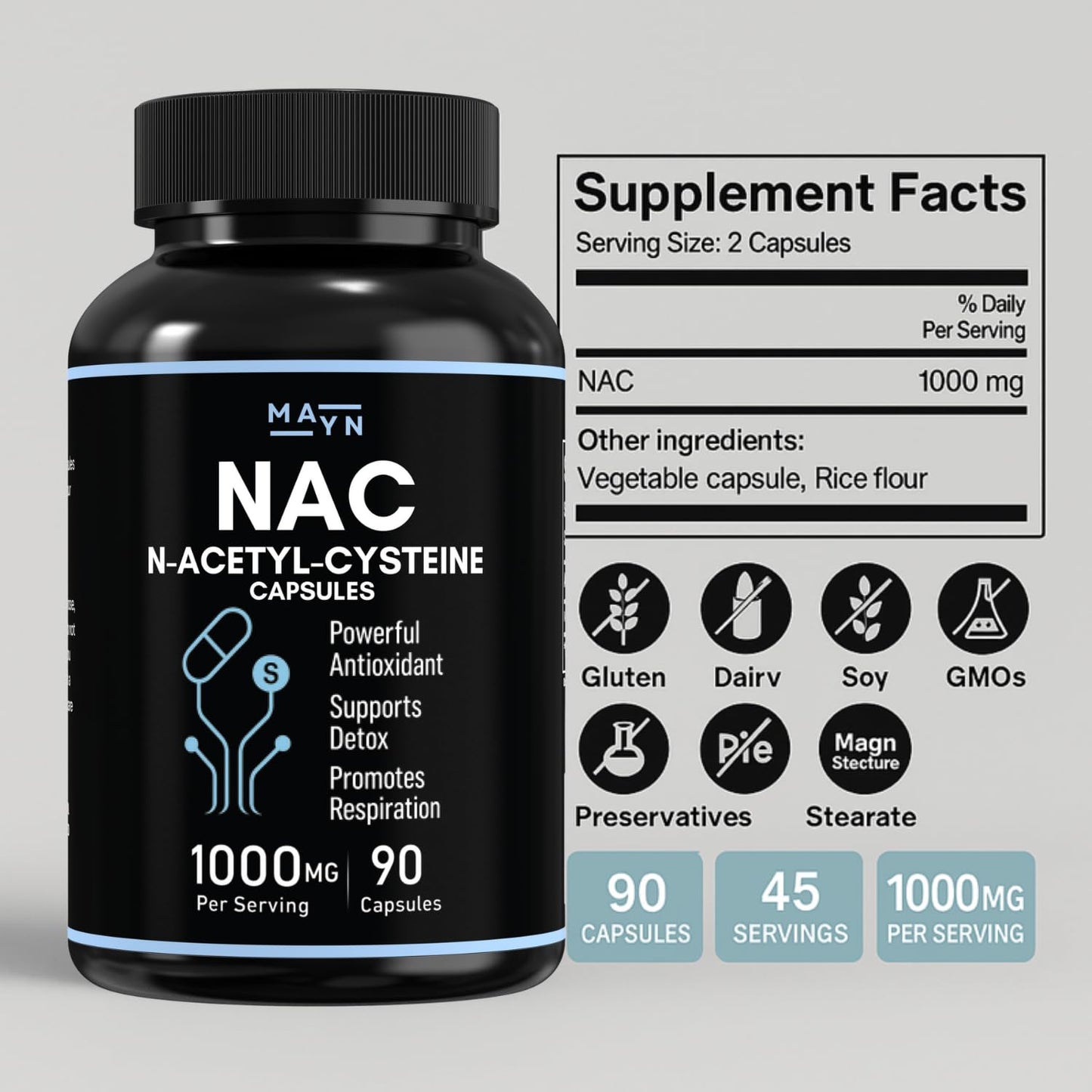 N-Acetyl-Cysteine NAC 1000mg